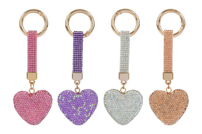 Bomboniera Portachiavi Strass Cuore Labbra Cigliegia con Astuccio Le Stelle