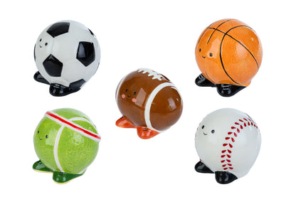 Bomboniera Salvadanaio Sport Ceramica con Box Le Stelle