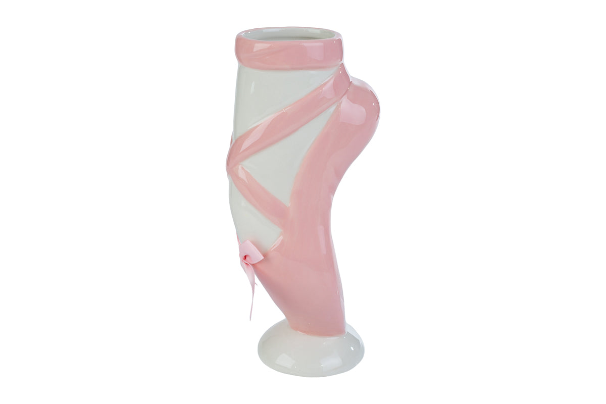 Bomboniera Portapenne Scarpette Danza Ceramica con Box Le Stelle