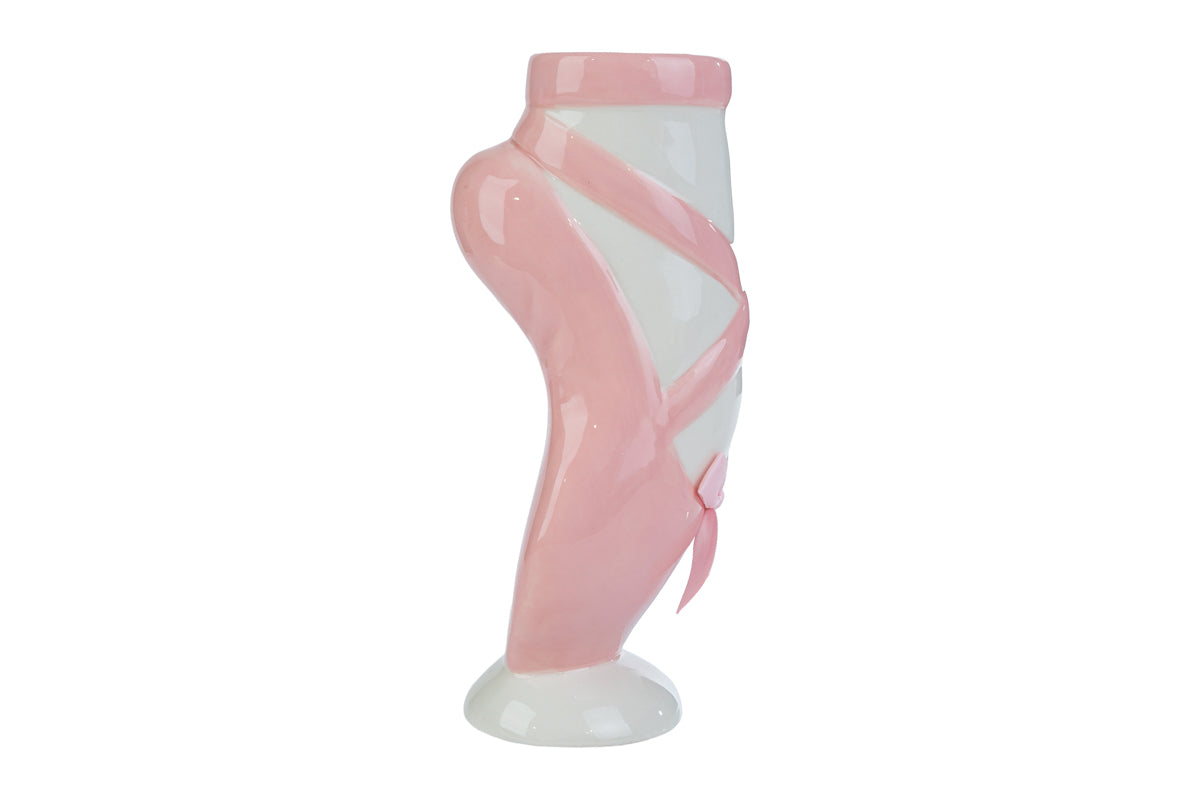 Bomboniera Portapenne Scarpette Danza Ceramica con Box Le Stelle