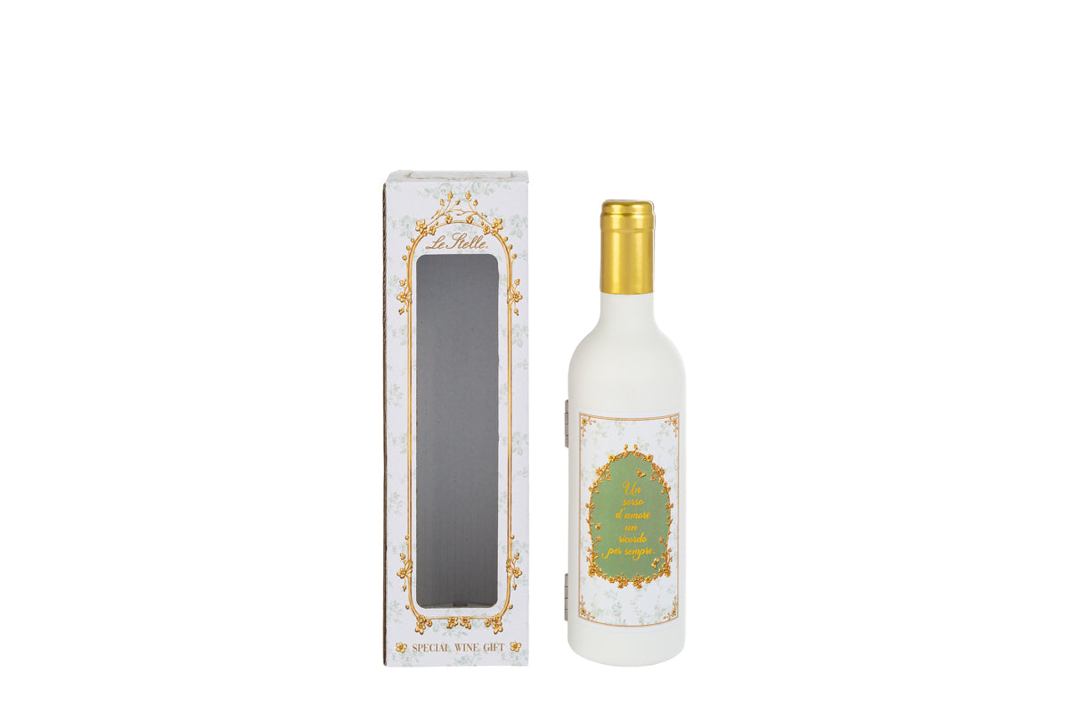 Bomboniera Set Accessori Vino in Bottiglia White Le Stelle