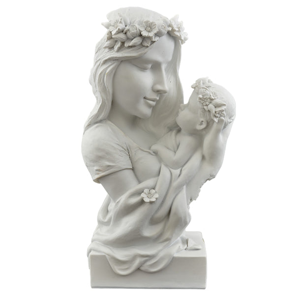 Bomboniera Matrimonio Statua Maternita' Fiori