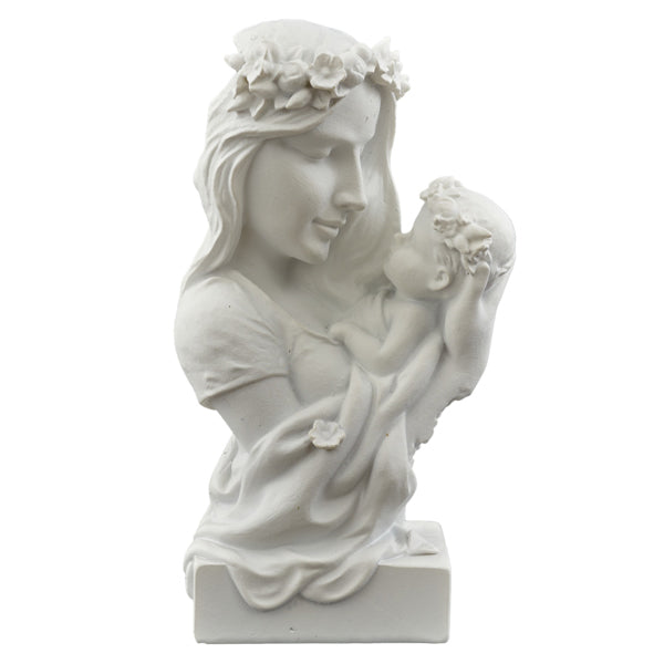 Bomboniera Matrimonio Statua Maternita' Fiori