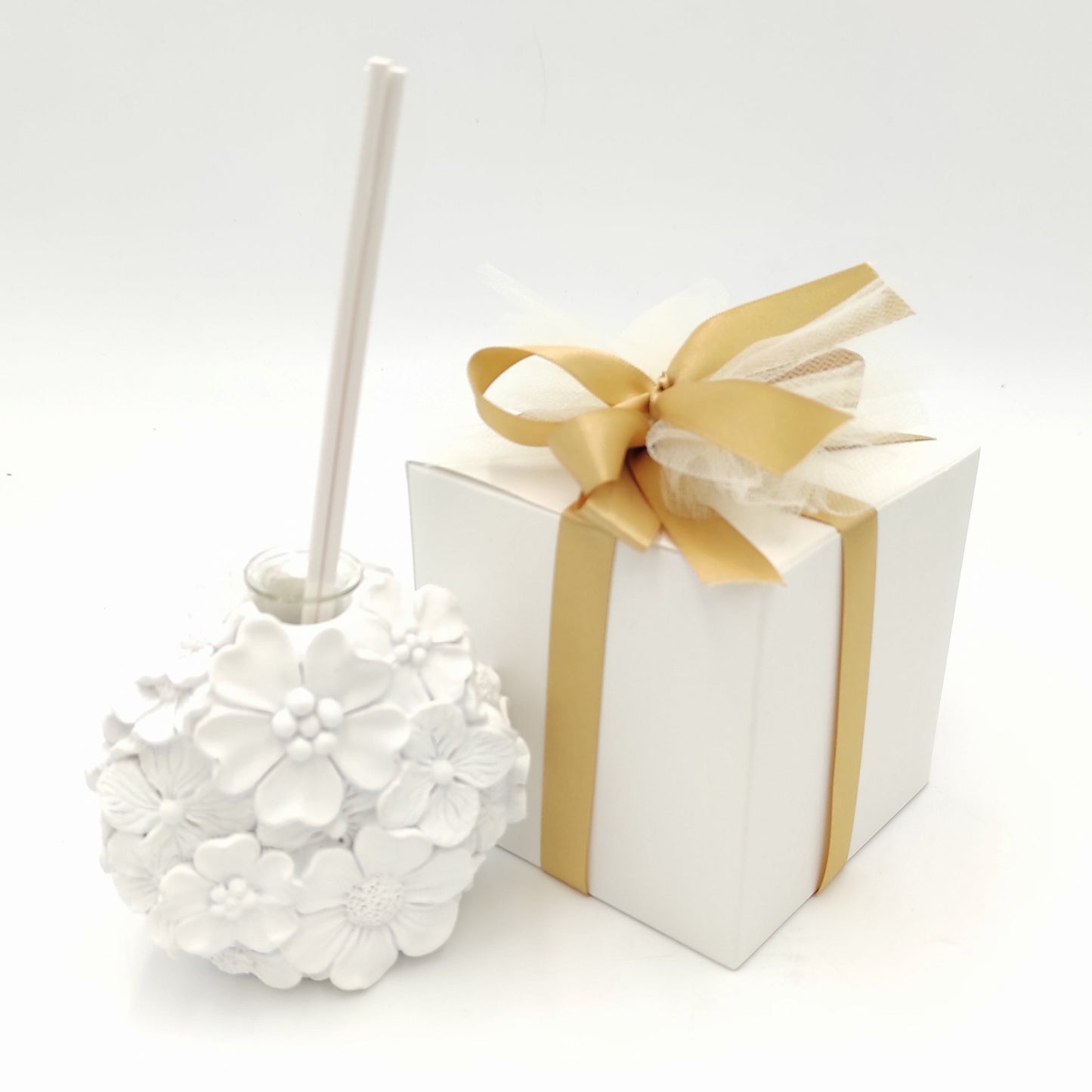 Wedding Favor Box Ceramic Flowers Margot 
