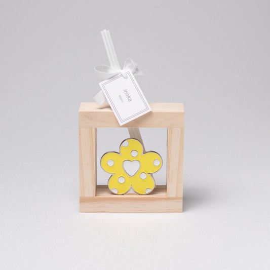 Medium Yellow Flower Air Freshener Bomboniera Margot