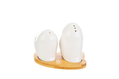 Ensemble salière et poivrière en porcelaine Le Stelle de taille moyenne