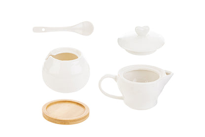 Moka Porcelain Sugar Bowl Favor The Stars 