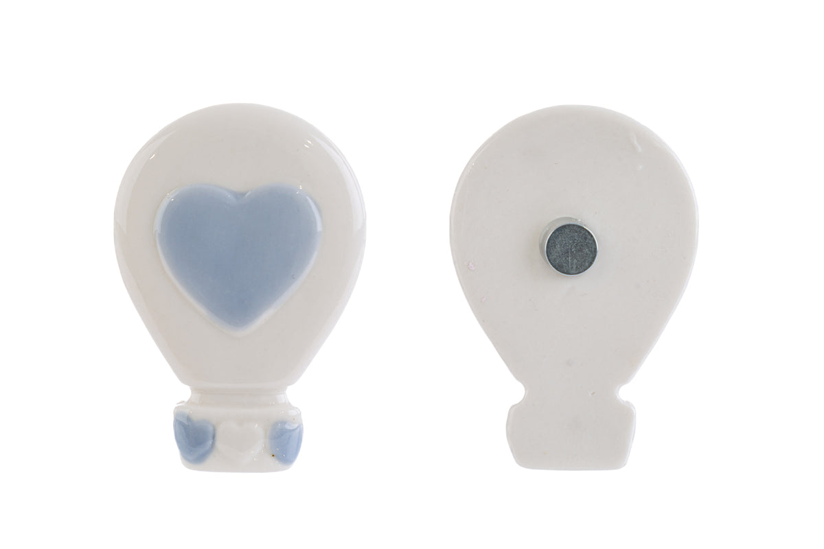 Favor Placeholder Magnet Hot Air Balloon Porcelain The Stars