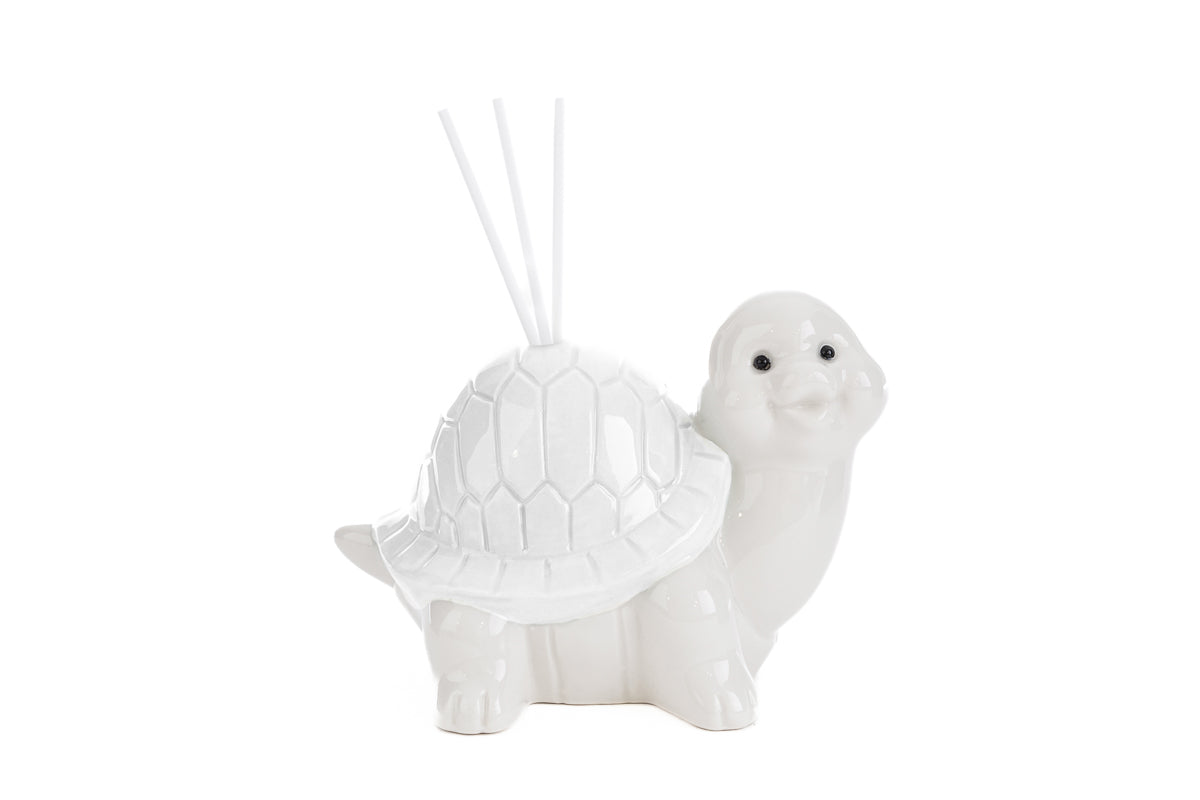 Le Stelle Porcelain White Turtle Perfumer Favor