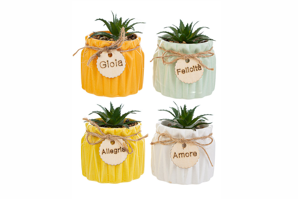 Favor Ceramic Vase Artificial Plant The Stars