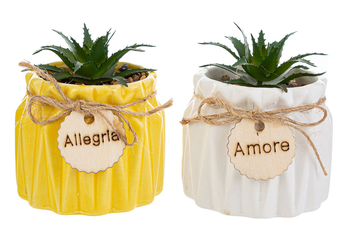Favor Ceramic Vase Artificial Plant The Stars