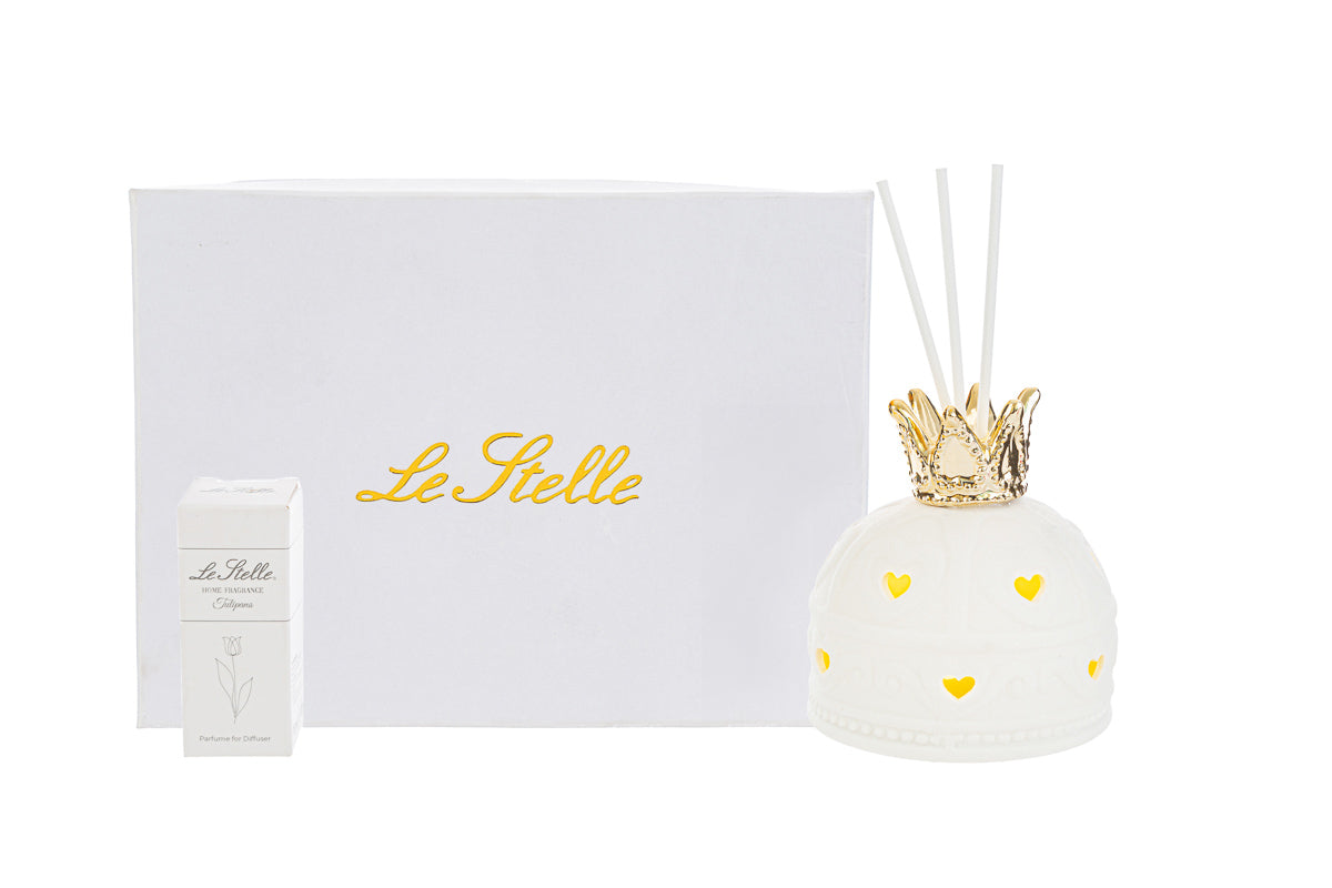 Faveur du parfumeur couronne en porcelaine Le Stelle