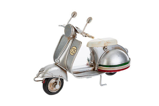 Bomboniera Moto 125 Metallo Colore Argento Le Stelle