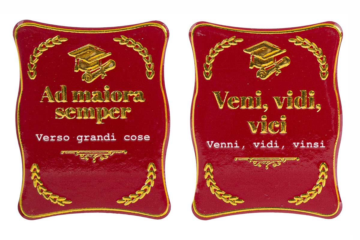 Bomboniera Segnaposto Calamita Laurea Ceramica Le Stelle