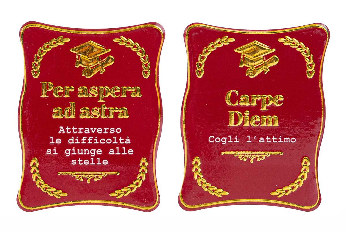 Bomboniera Segnaposto Calamita Laurea Ceramica Le Stelle