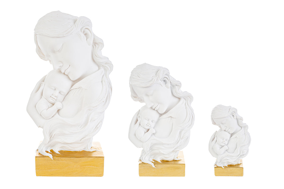 Maternity Favor Resin White with Shopper The Stars