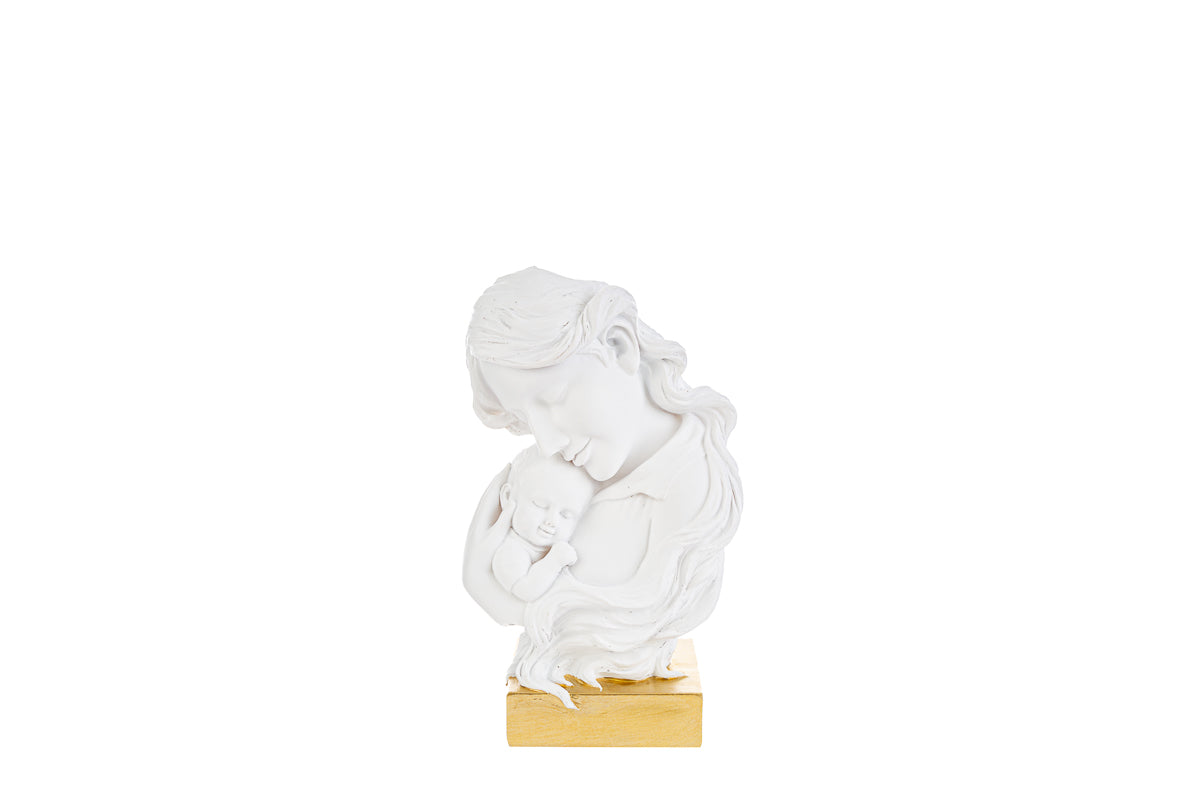 Maternity Favor Resin White with Shopper The Stars