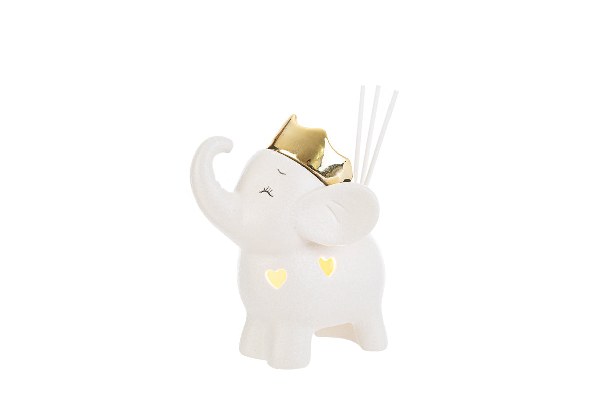 Faveur du Parfumeur Eléphant en Porcelaine Led Le Stelle