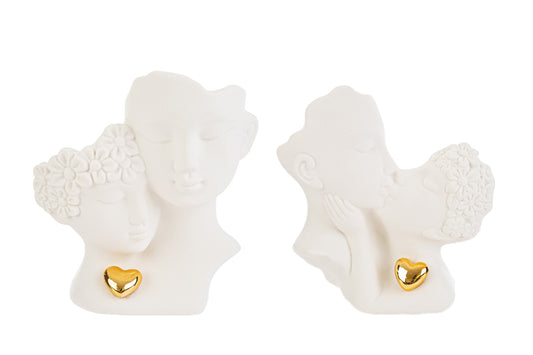 Wedding Favors for Couples Porcelain White with Shopper The Stars