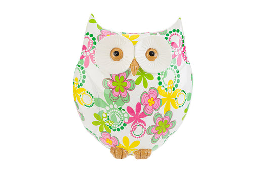 Flowercolor Resin Money Box Owl Favor with Shopper The Stars