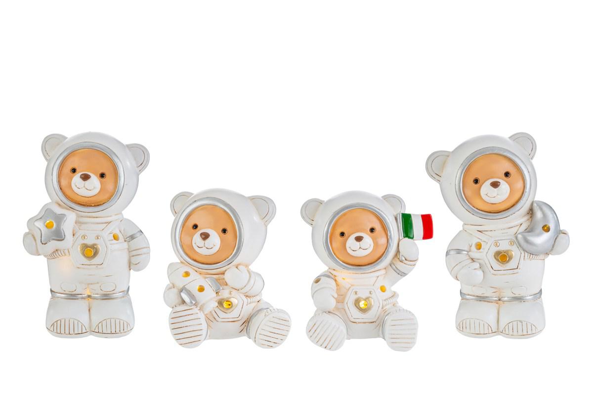 Bomboniera Astronauta LED resina Le Stelle