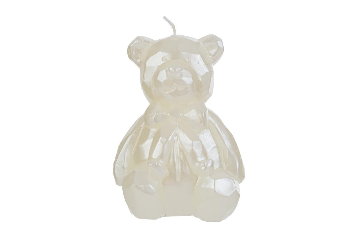 Bomboniera Candela Orsetto Rosa Celeste Bianco con Shopper Le Stelle