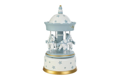 Favor Wooden Carillon Carousel Celestial Stars with Shopper