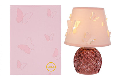 Bomboniera Lampada Vetro Farfalle con Box Regalo Le Stelle