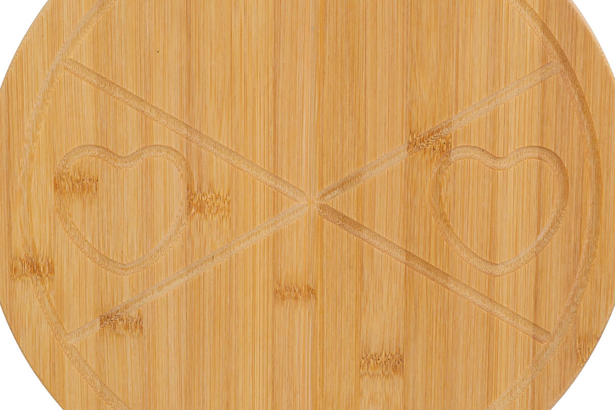 Bomboniera Set Tagliere e Tagliapizza Legno con Box Le Stelle