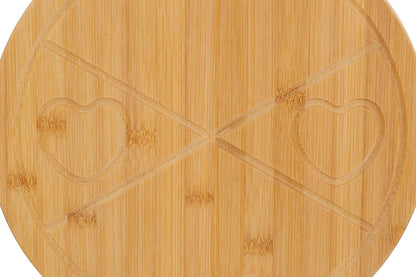 Bomboniera Set Tagliere e Tagliapizza Legno con Box Le Stelle
