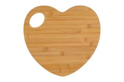 Bomboniera Tagliere Cuore Legno con Box Le Stelle