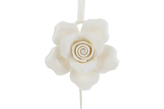 Bomboniera o Segnaposto Calamita Fiore Rosa Porcellana Le Stelle