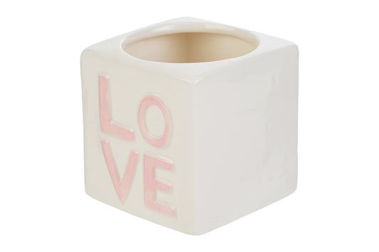 Bomboniera Vasetto Love Porcellana con shopper Le Stelle