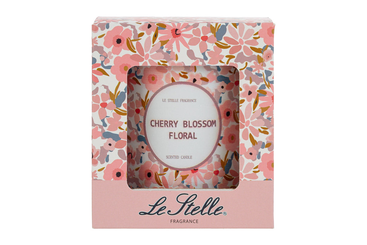 Bomboniera Candela Profumata Fleur e Tahiti con astuccio Le Stelle
