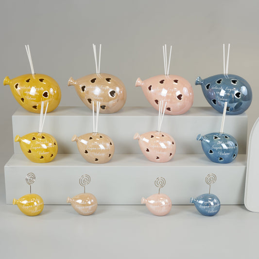 Favor Balloon LED 4 colors Porcelain Stars