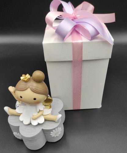 Margot Resin Piggy Bank Ballerina Favor