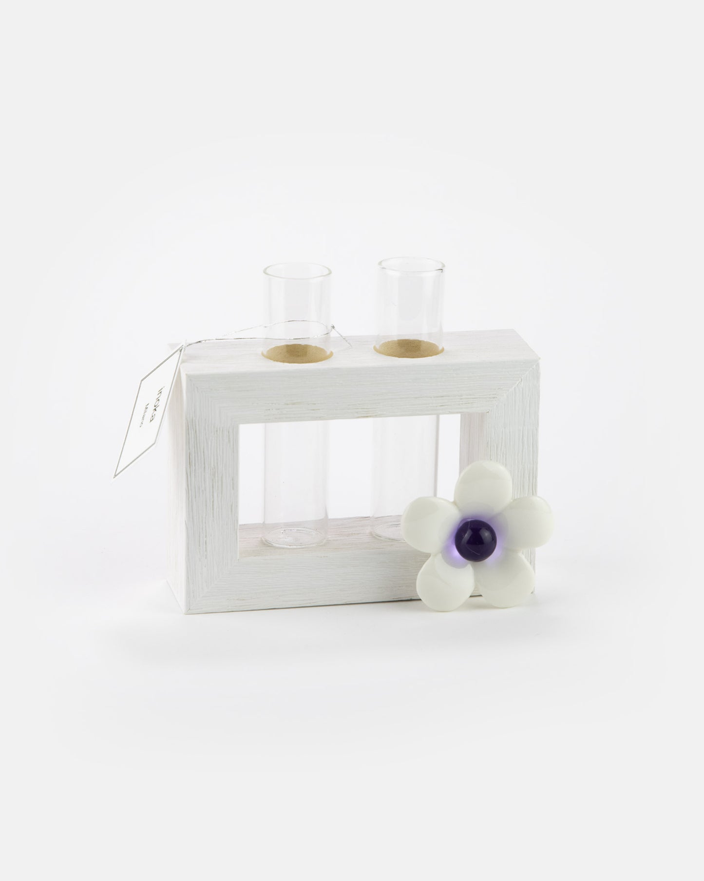 Double Jar Perfumer Favor with Margot Wooden Frame