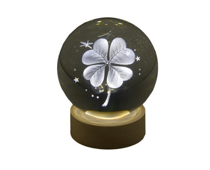 Bomboniera Lampada Sfera Quadrifoglio LED Renoir