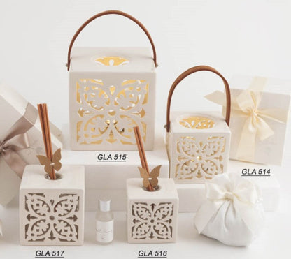 Margot Ceramic Lantern Bomboniera