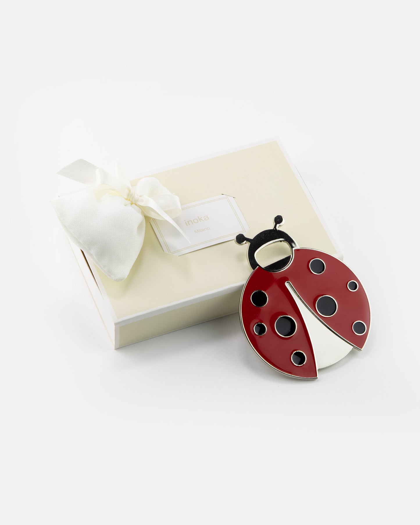 Bomboniera Apribottiglie Calamita Smaltato Coccinella Margot