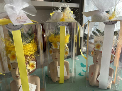 Favor Vase Face Little Girl Flowers CBR