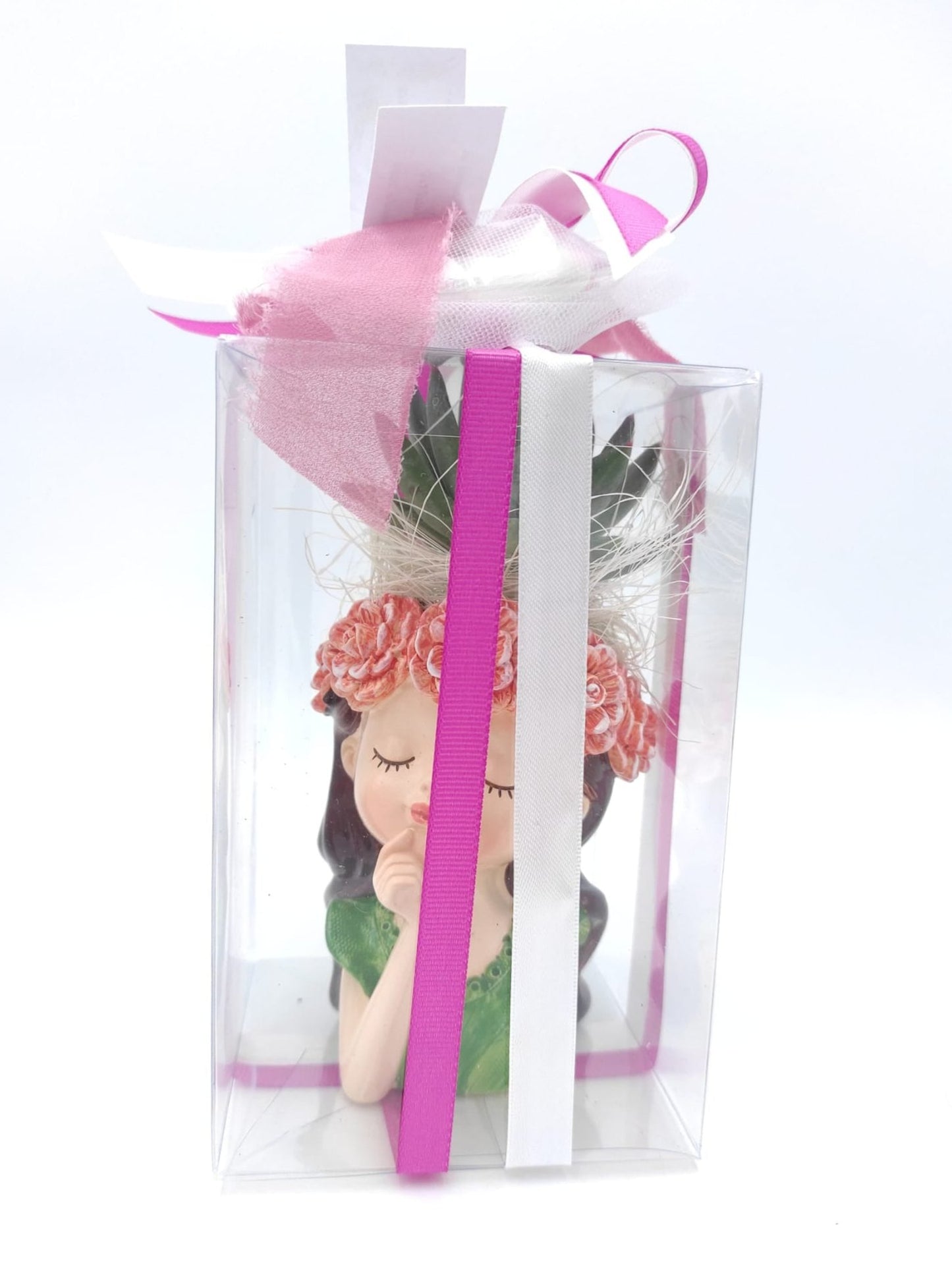 Favor Vase Face Little Girl Flowers CBR