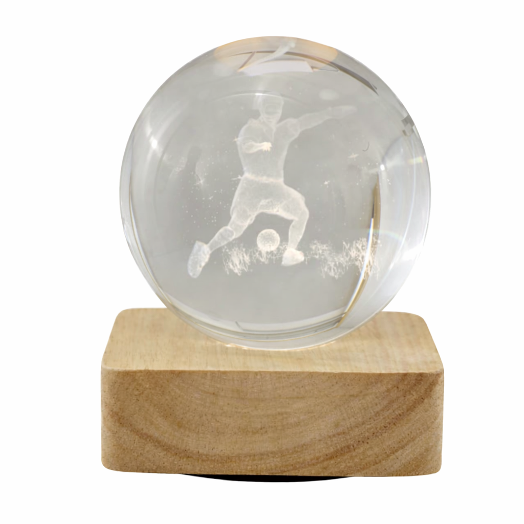 Bomboniera Lampada a Batteria Sfera Calciatore LED Melograno