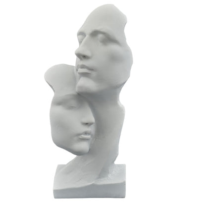 Wedding Favor Statue Couple Face Hug