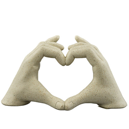 Hands Heart Sculpture Wedding Favor