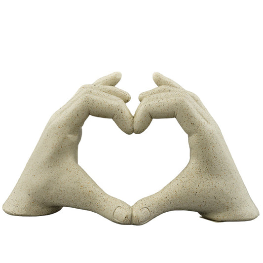 Hands Heart Sculpture Wedding Favor