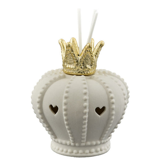Satin Porcelain Crown Led Perfumer Favor