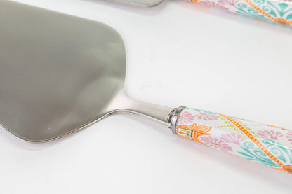 Faveur de coupe-gâteau fantaisie en métal