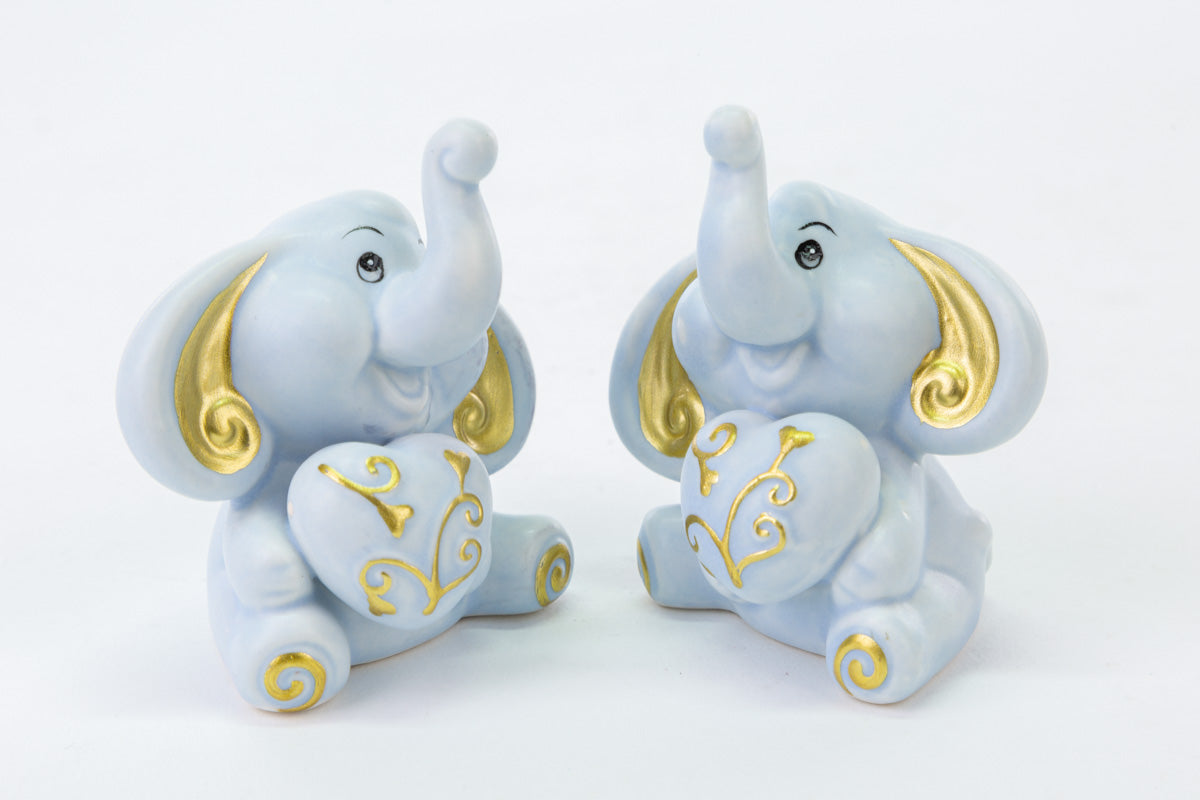Led Porcelain Heart Elephant Favor Le Stelle