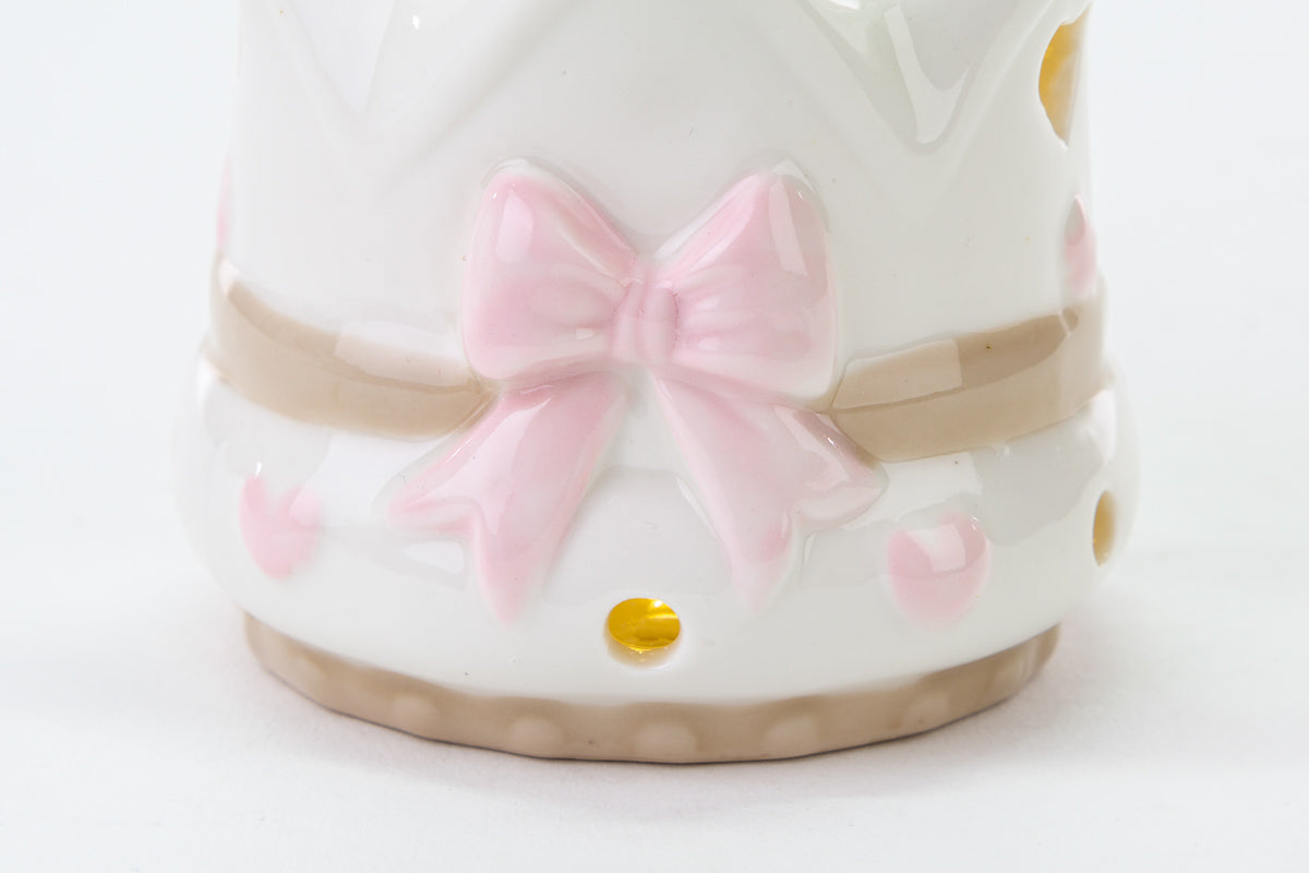 Faveur de couronne LED en porcelaine Le Stelle